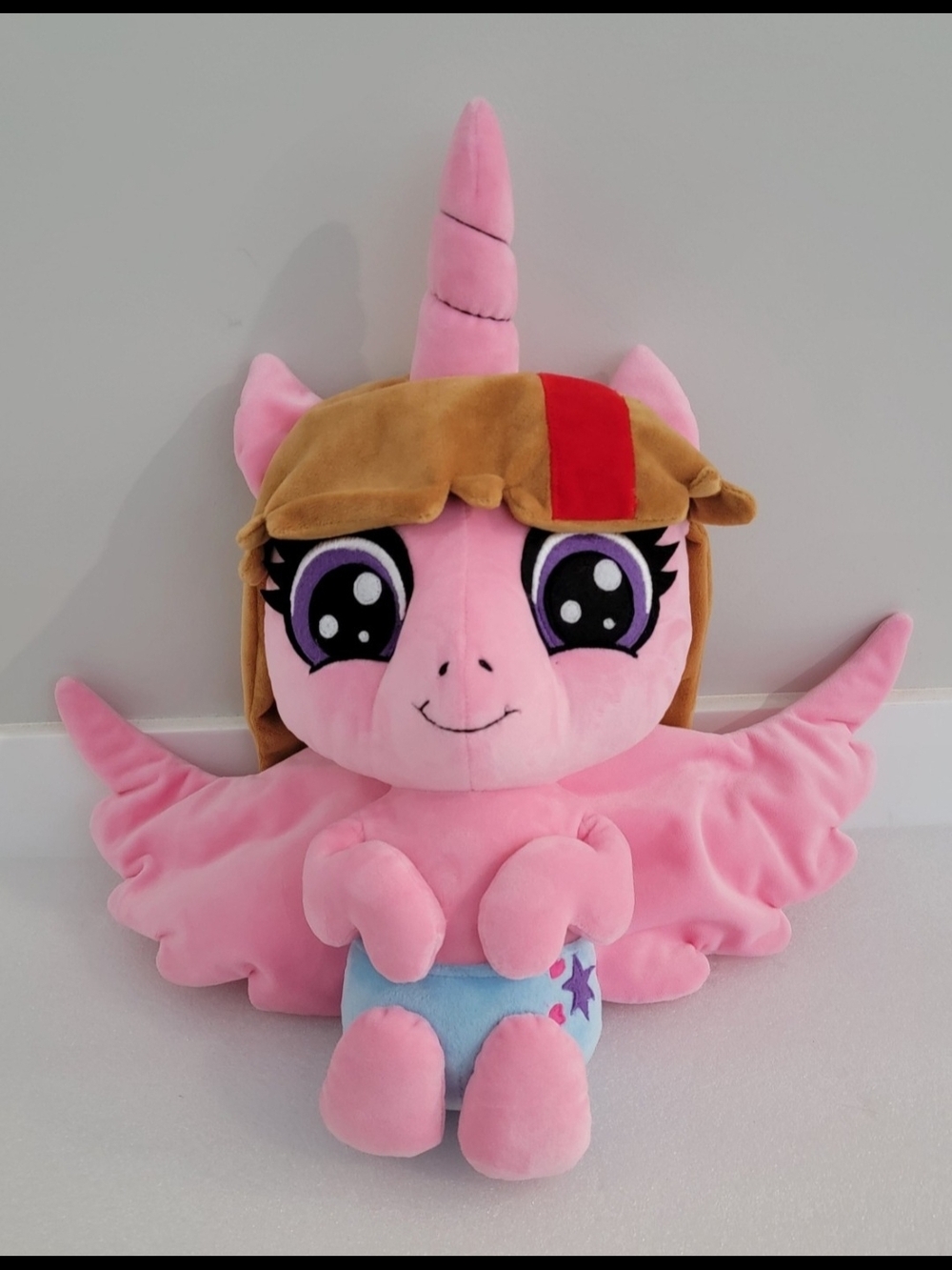 Pink Baby Angel Unicorn Plush